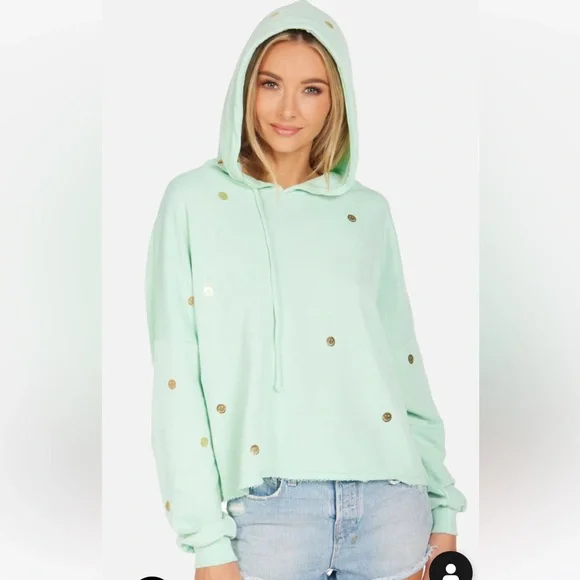 NEW MICHAEL LAUREN HAPPY FACE LOWRY HOODIE - Picture 4 of 8